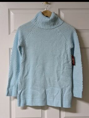 Lightweight Turtleneck Crochet Sweater